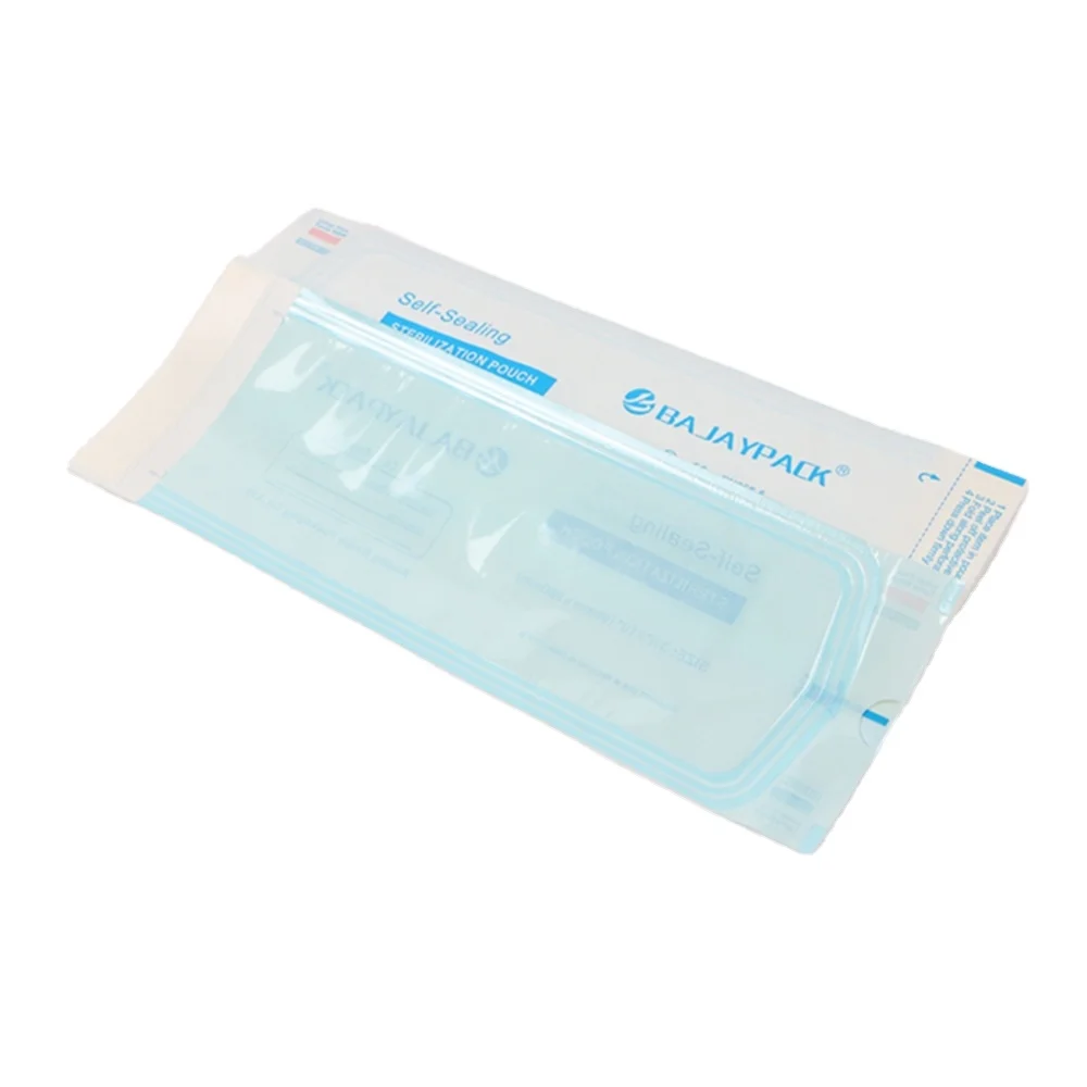 Choose Your Size Medical Self Sealing Autoclave Sterilization Pouch Sterilizer Bag For Dental Instruments Packaging