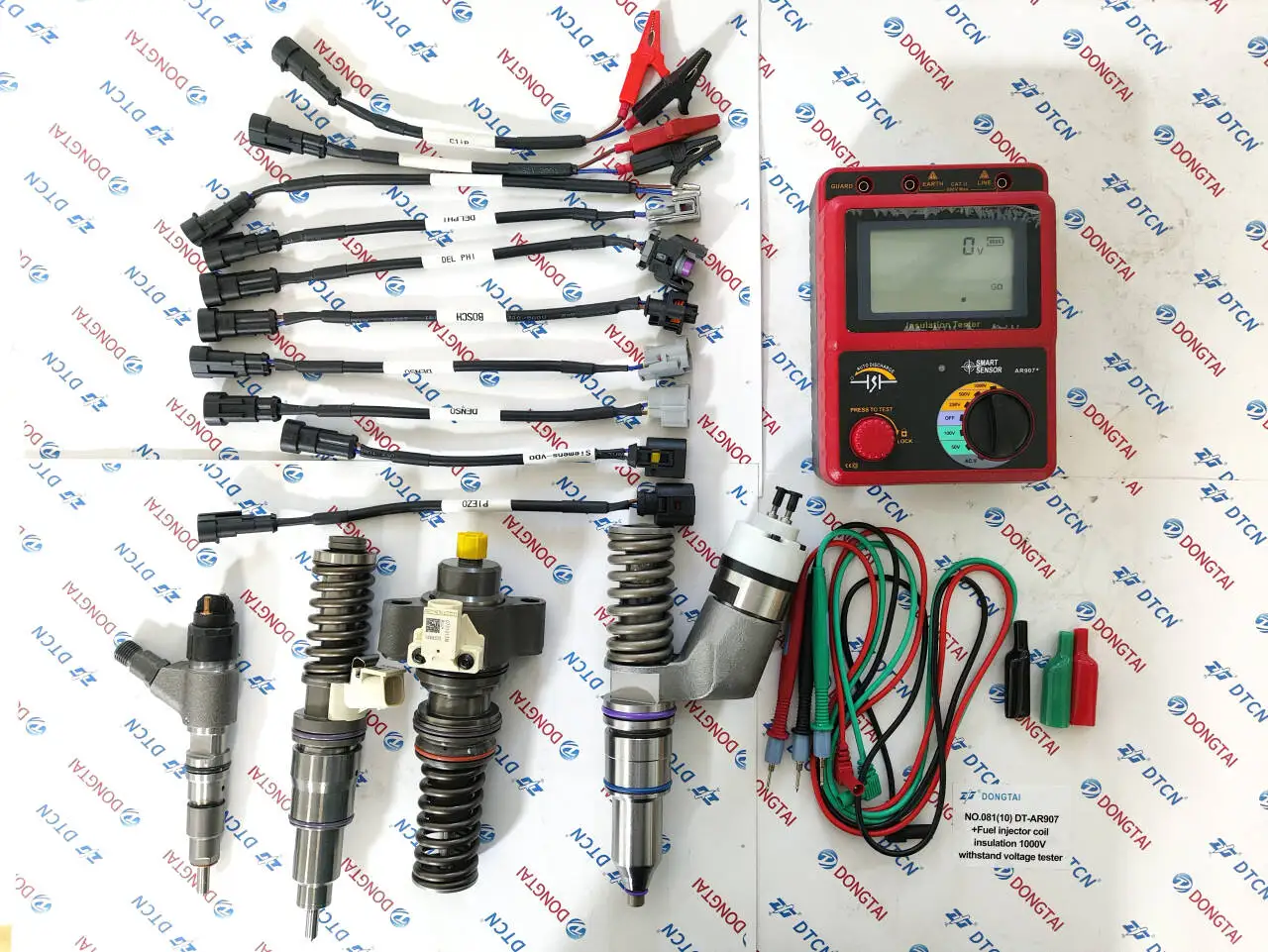 NO.081(10) DT-AR907+ Fuel injector coil insulation 1000V withstand voltage tester