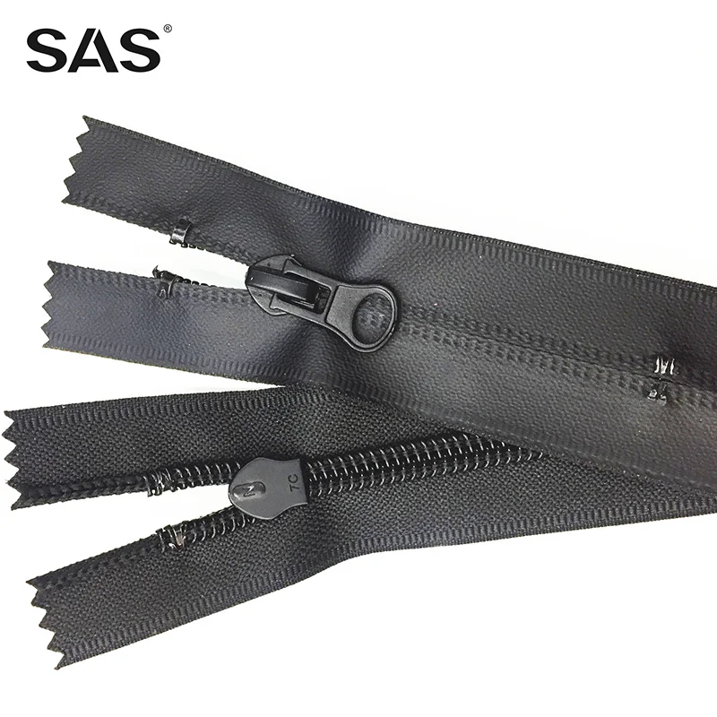 SAS Customizable Pu Tpu Pvc Material Nylon Open-end Close-end New 5# Waterproof Zipper