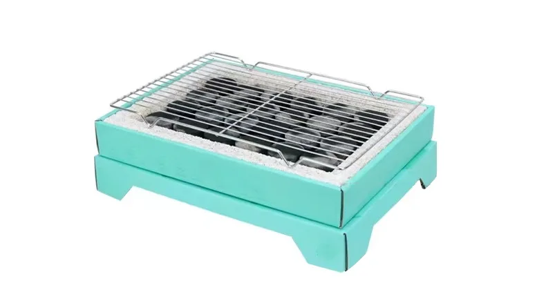 MZL Disposable Barbecue Grill Accessories Bread Drying Netting Rack Oil Spacer Mini Grill Square Grill Net