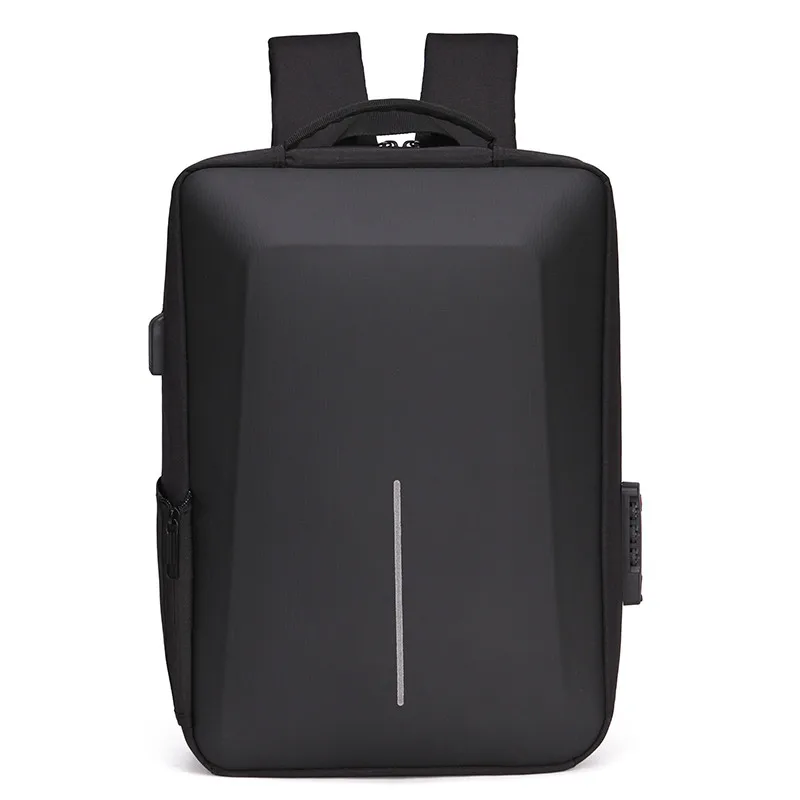 Custom Oxford with EVA Hard Shell Business Laptop Backpack with Anti-theft Lock