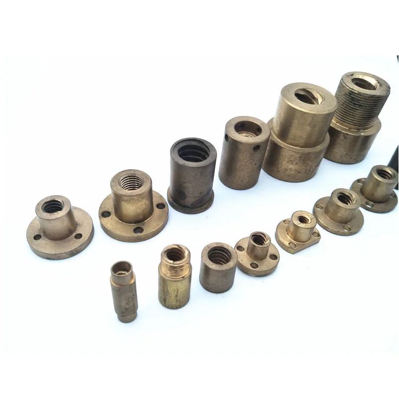 
Mechanical accessories with square circular screw flange brass nut 