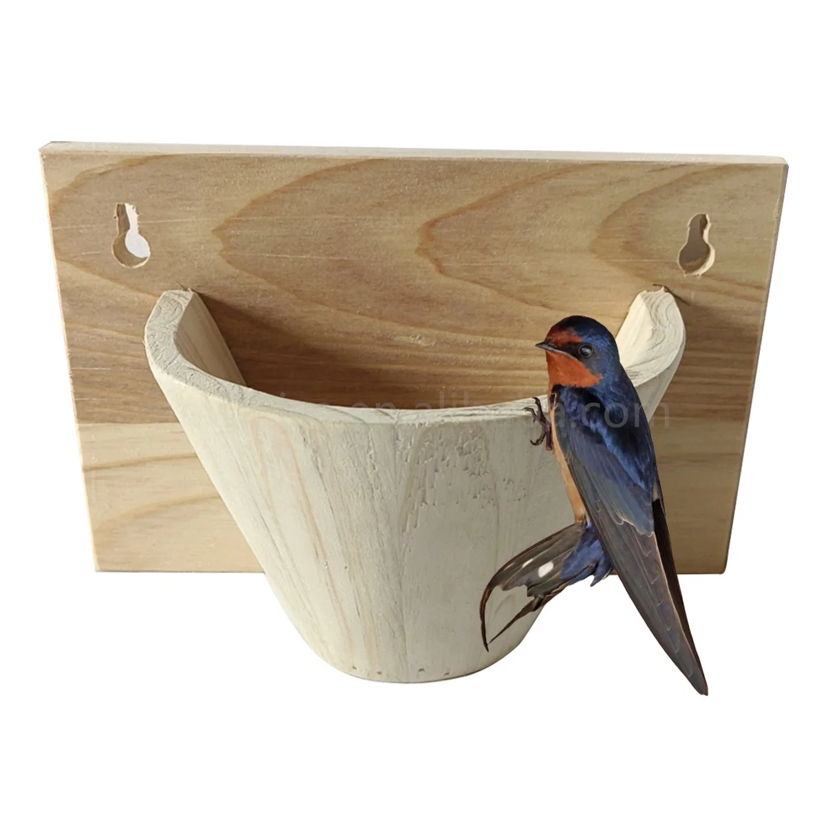 Barn Swallow Nesting Wooden Birdhouses Nest for Outdoor Viewing of Birds in Wooden Birdhouses