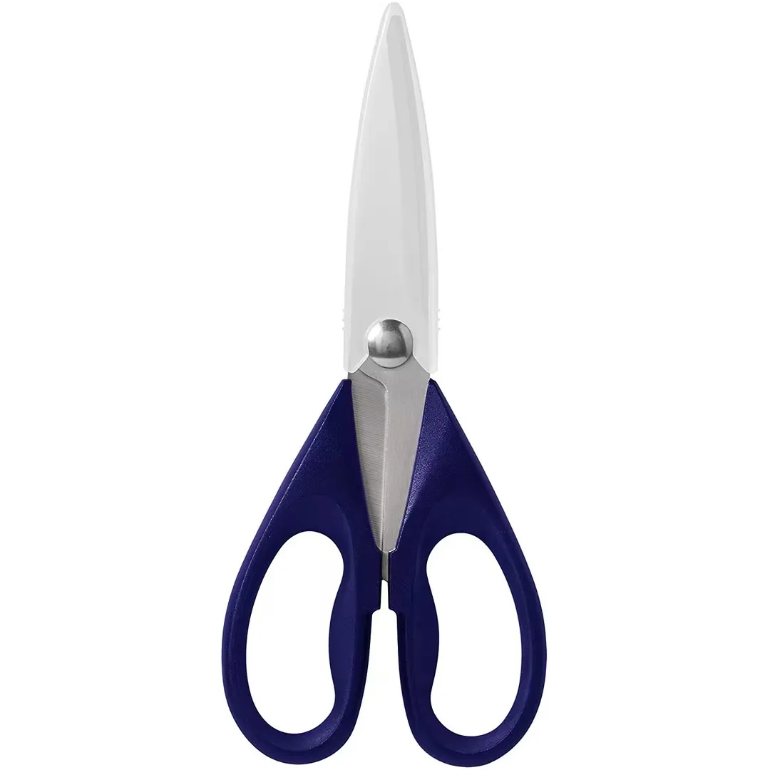 Kitchen chicken scissor with safety blade cover heavy duty sharp kitchen shears meat scissor stainless steel for Food Poultry
