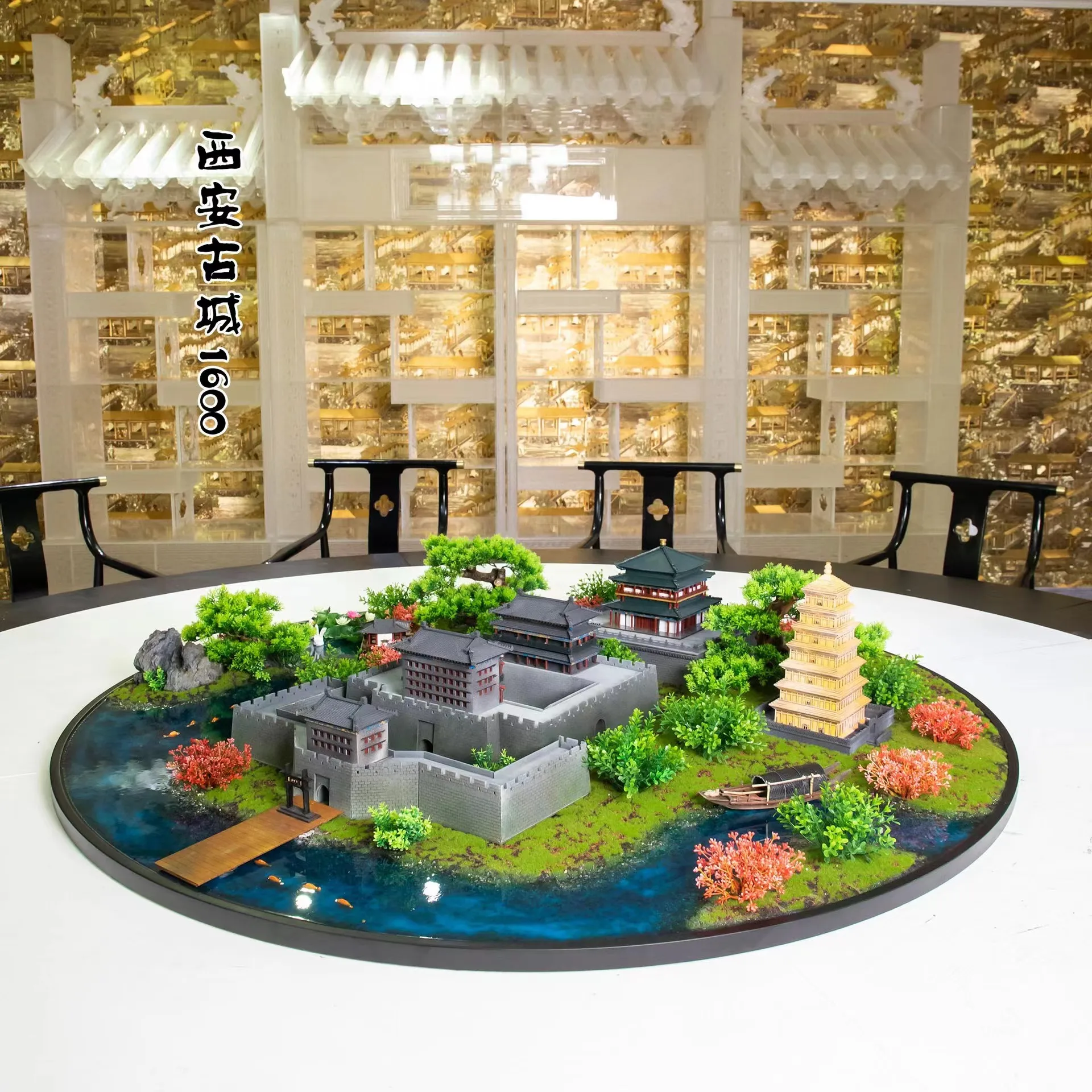 Manufacturers supply Real estate Architectural scale building model LED lighting Urban planning model making building
