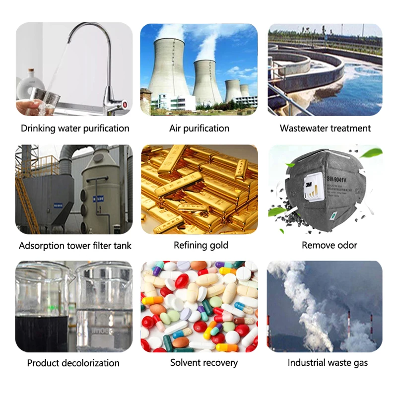 Manufacturer granular Activated carbon For Tap Water Purification Pure water treatment