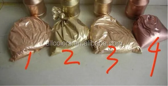Rose red metallic pigment gold bronze powder GB8-4