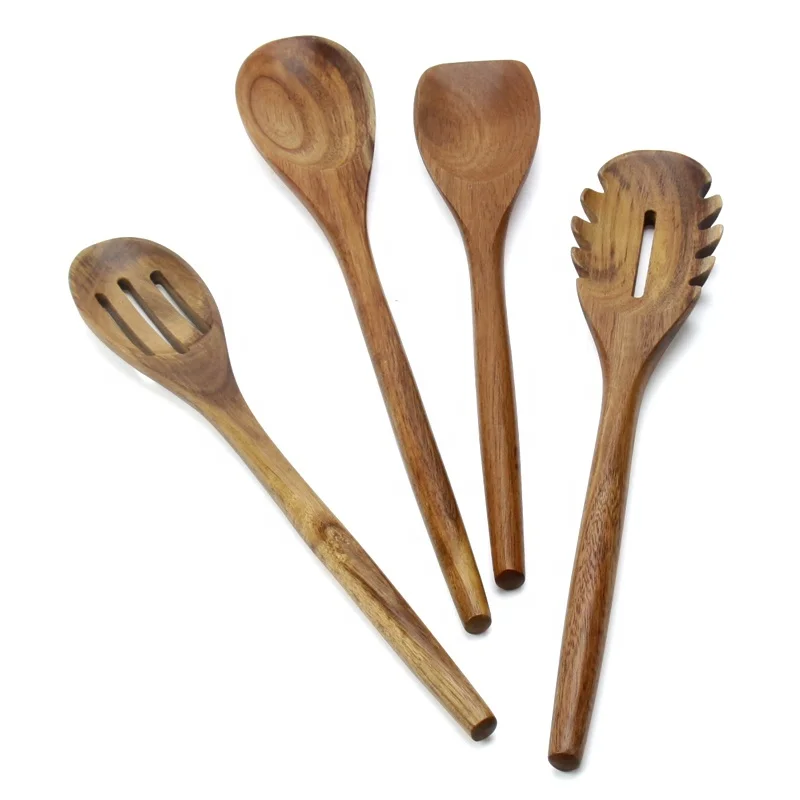 FLYWOD kitchen tools wooden kitchen accessories, acacia tableware, kitchen tools, cooking tools, cookware set