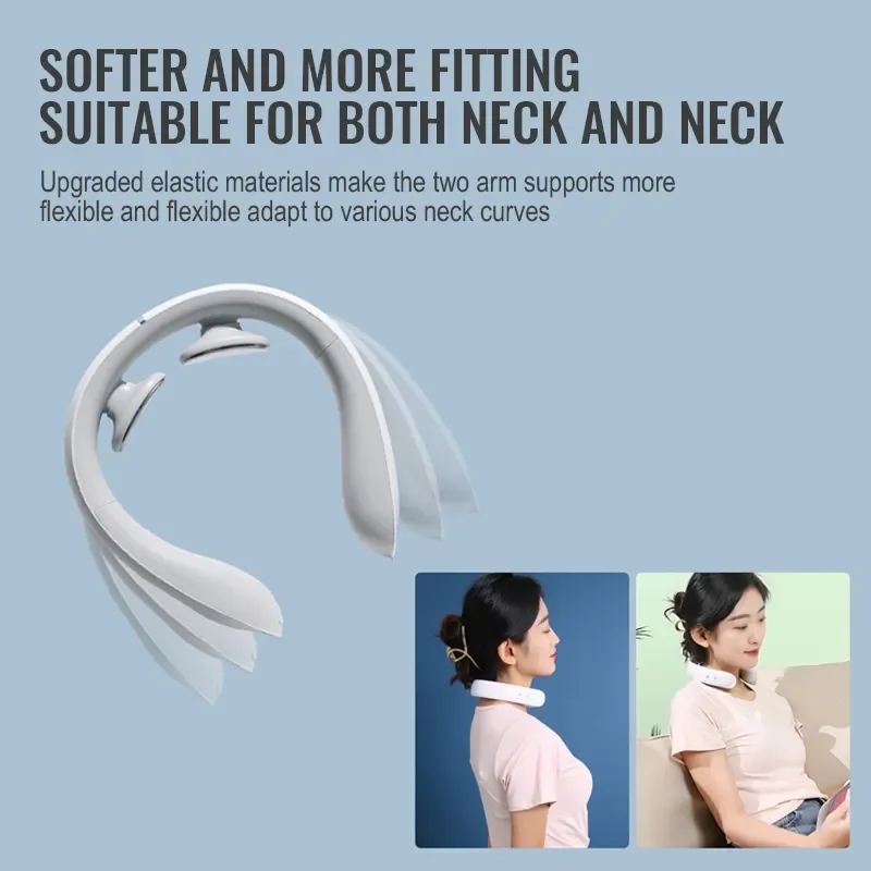 Neck and Shoulder Pain Relief, Intelligent Wireless Portable 3D Massager for Home, Office, Sport, Car and Travel