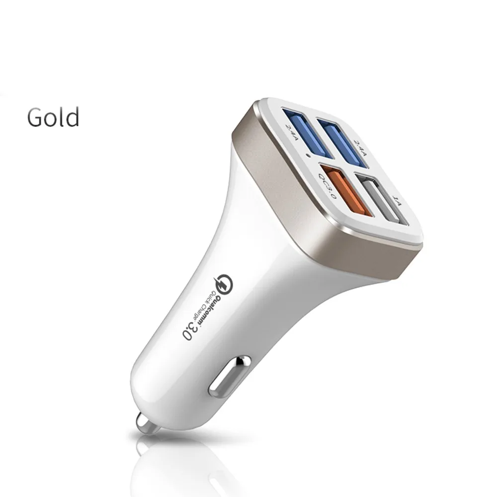 
Cell phone charger smart for 4 ports usb car holder usb charger i phone 7 