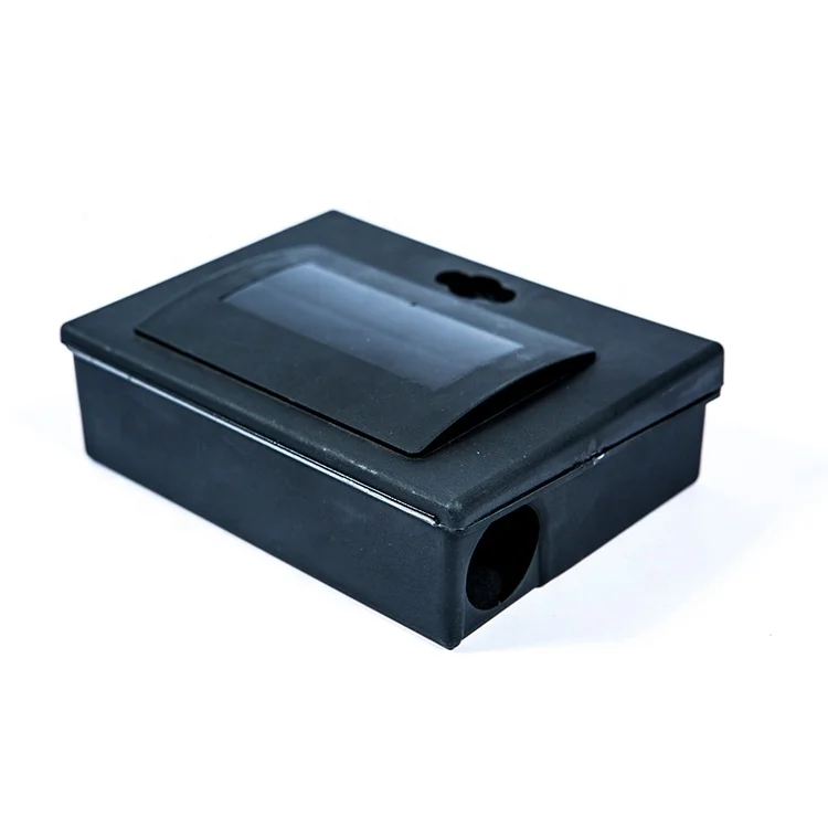 Plastic Humane Reusable Mouse Bait Box Smart Rodent Traps