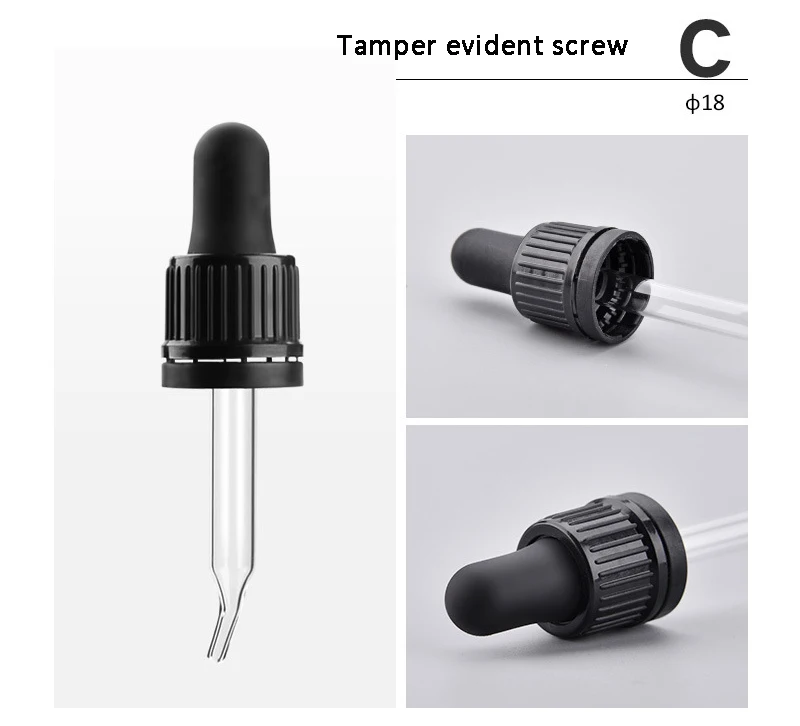 In stock 5 10 30 100 ml dropper bottle uses clear pointed 58mm 70mm 77mm 109mm marked food grade glass pipette with measurement