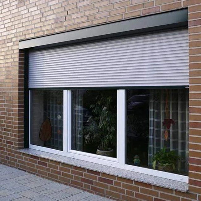 GEORGIA Apartment Vertical Electric Smart Shutters 30 Days Roller Shutters Graphic Design Rolling Shutters Good Quality Modern