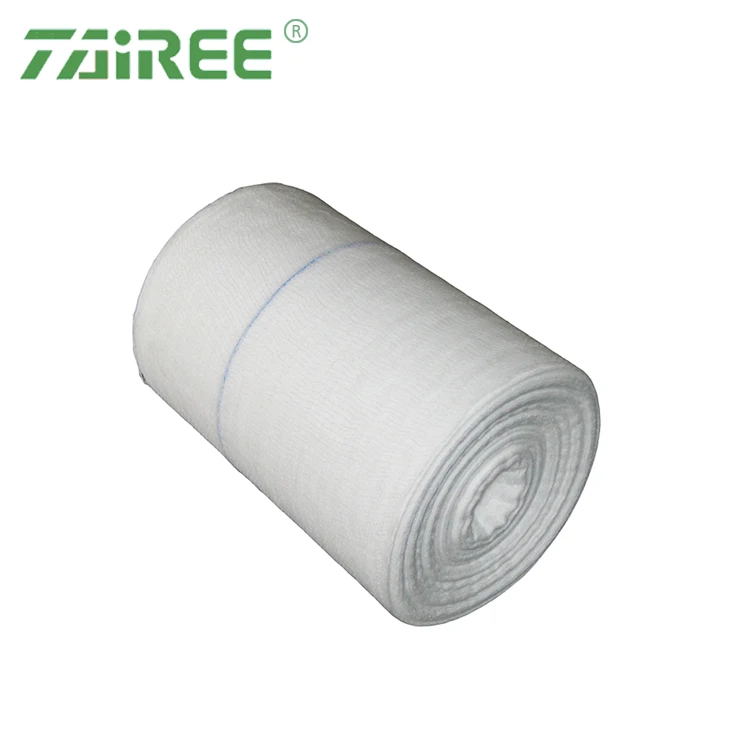100% cotton absorbent medical gauze roll hospital gauze