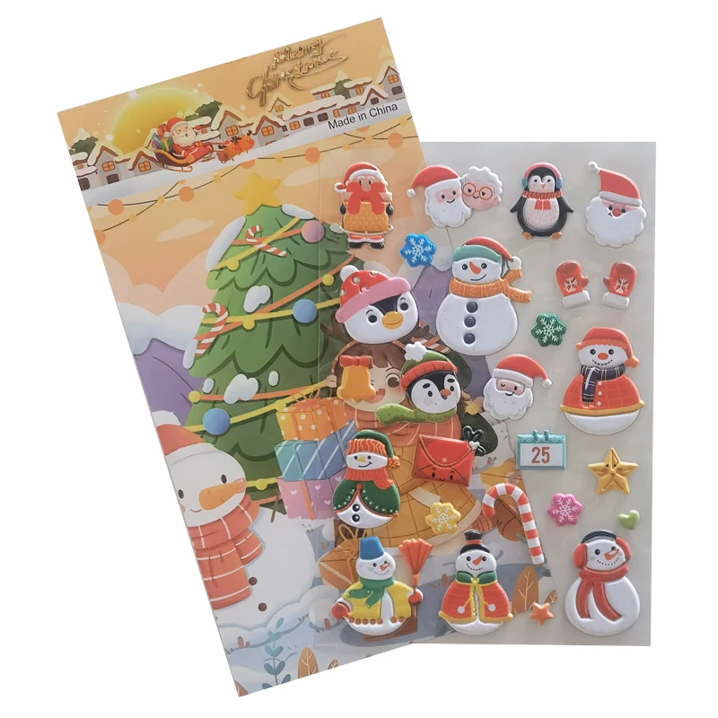 Factory Direct Sales Puffy Sticker For Kids Bubble Stickers For Kids
