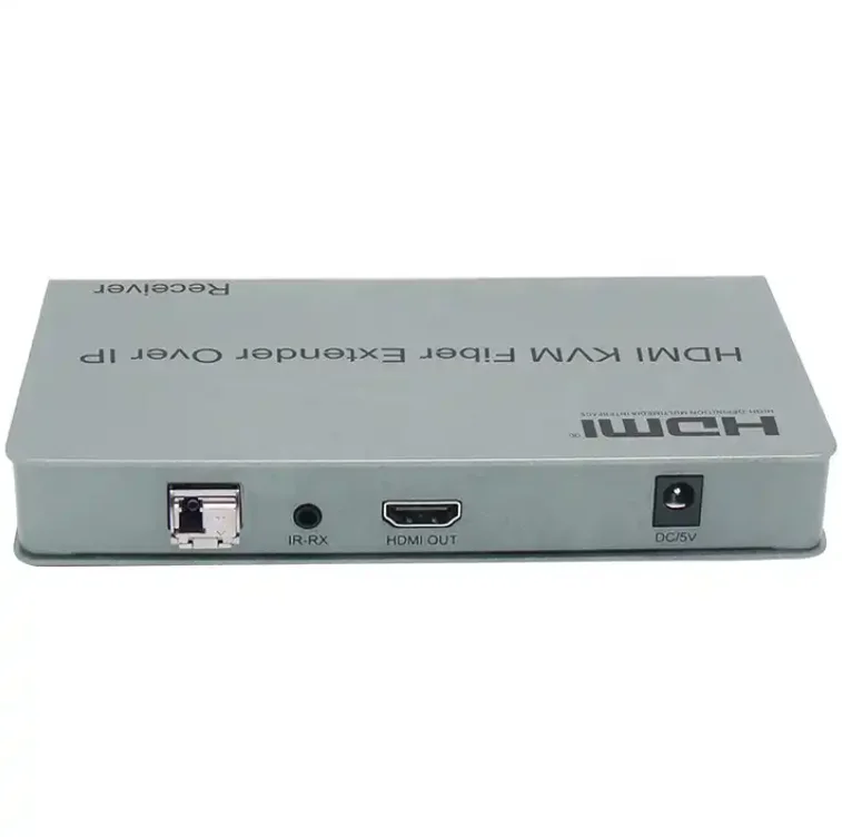 1080P 60Hz HDMI loop KVM Fiber Extender over IP support 20KM one to multipoint Metal Housing long distance extender
