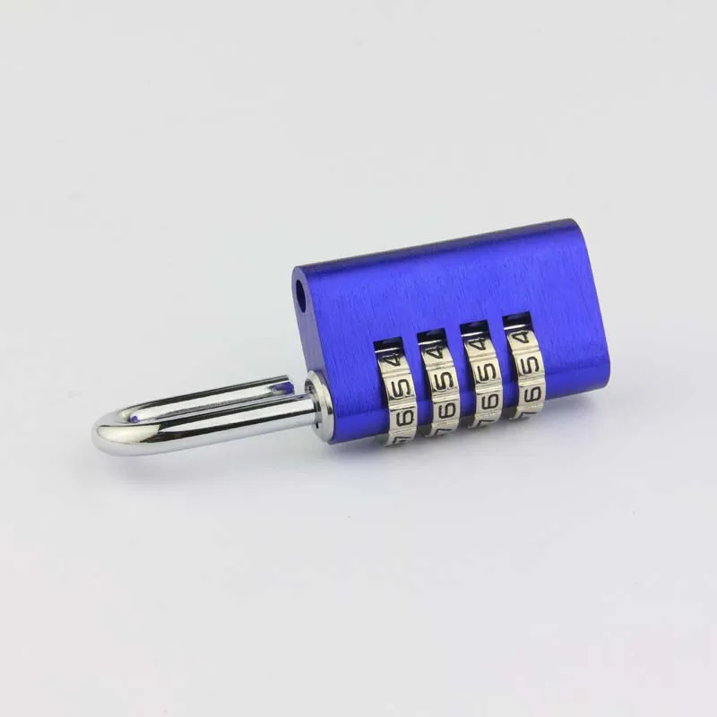 High Safety Anti-Cut Steel Shackle Luggage Locks 4 Digit Combination Keyed Alike Suitcase lock padlock