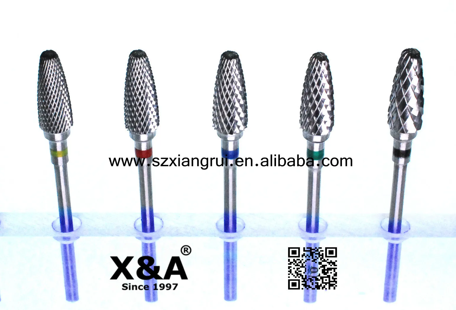X&A Brand Tungsten Carbide  Cuticle Clean Nail Drill Bits Super Sharp and Durable Nail Drill Bits