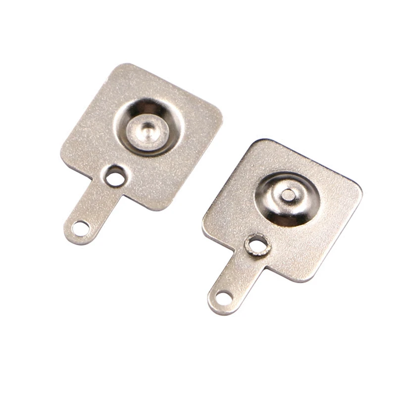 Custom High Quality Metal Remote Control Plate With Battery Spring Contact Components Parts  A, AA, CR2 Battery Connector Plate