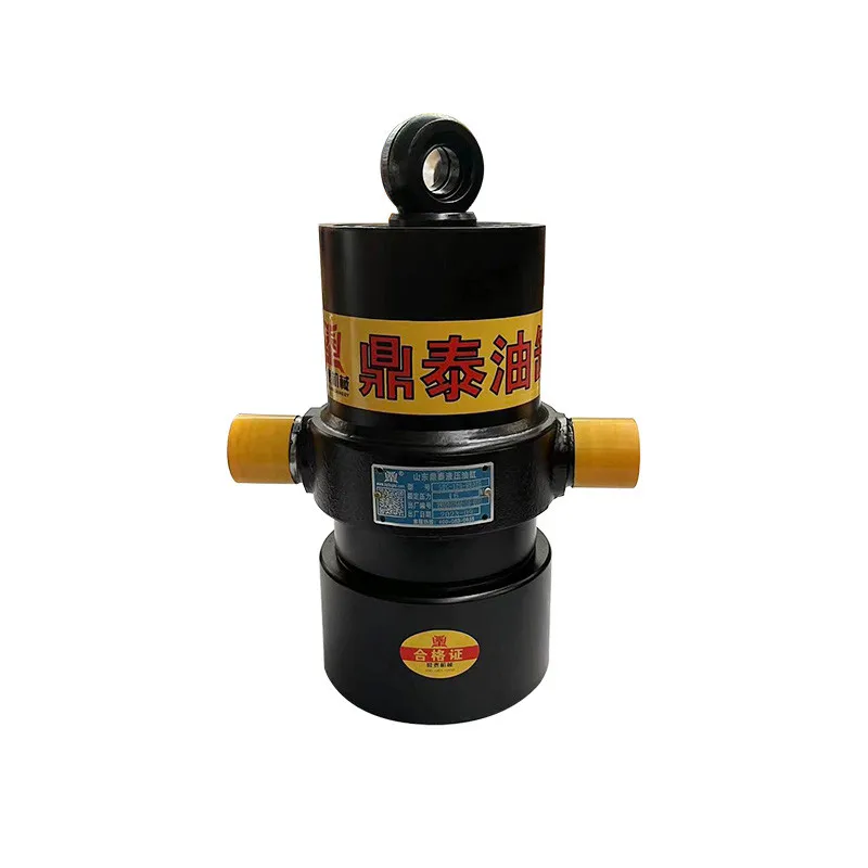 Side flipping hydraulic cylinder construction machinery - Double ear hydraulic cylinder with large volume discounts