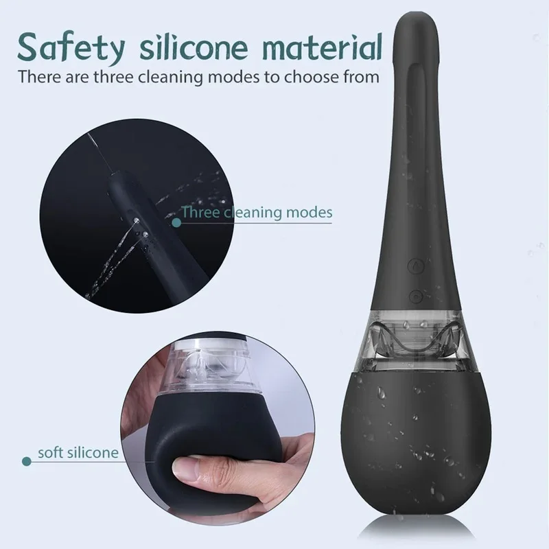 Automatic Anal Irrigator Anal Douche Enema Bulb Cleaner Sex Toy