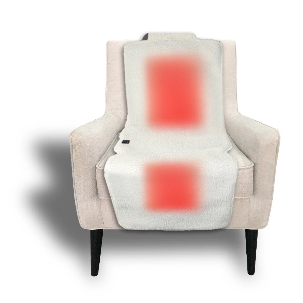 USB Power Heated 3 Mode Adjustable Portable Chair Pad Heated Seat Mat For Camping Fishing Office Chair