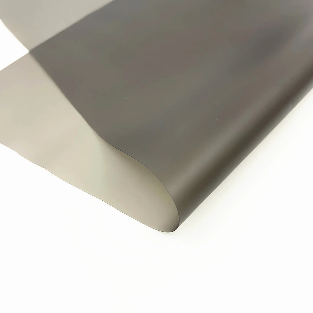 Semi-transparent colorful tpu film for fashion raincoat