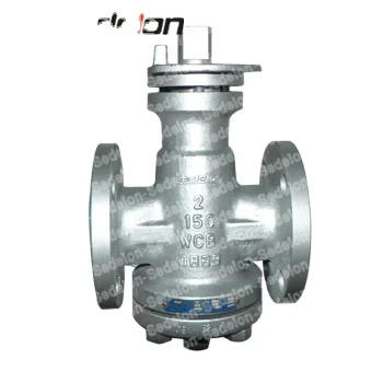 lubricated lining plug valve 2 inch 150LB WCB flange RF API 599