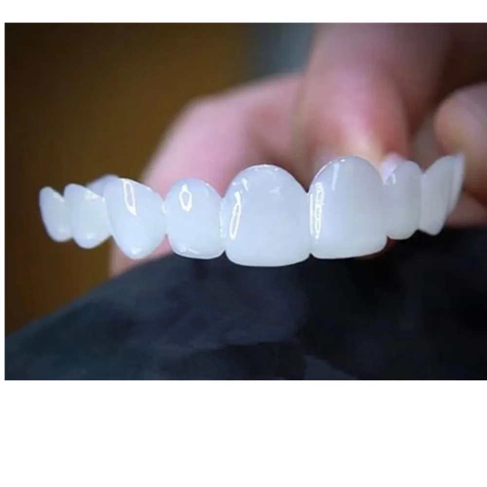 Big Size Snap on Smile Dental Upper Lower False Teeth Cover Perfect Bright Veneers Comfort Fit Flex Dentures Braces Whitening