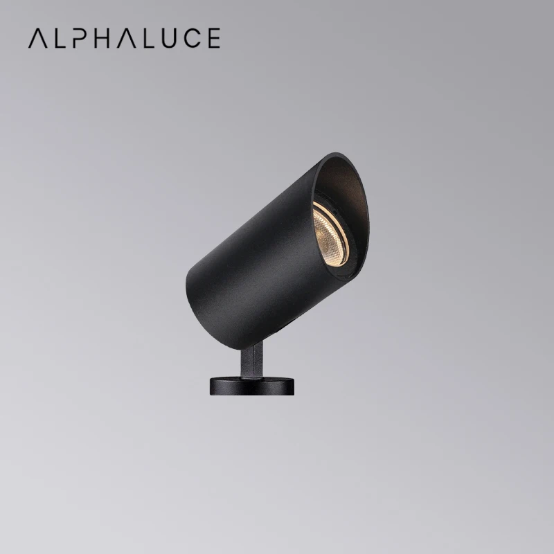 Outdoor 13W Ground Lighting Black Square Adjustable Angle Up Down Light Spot Garden Led Spike Light