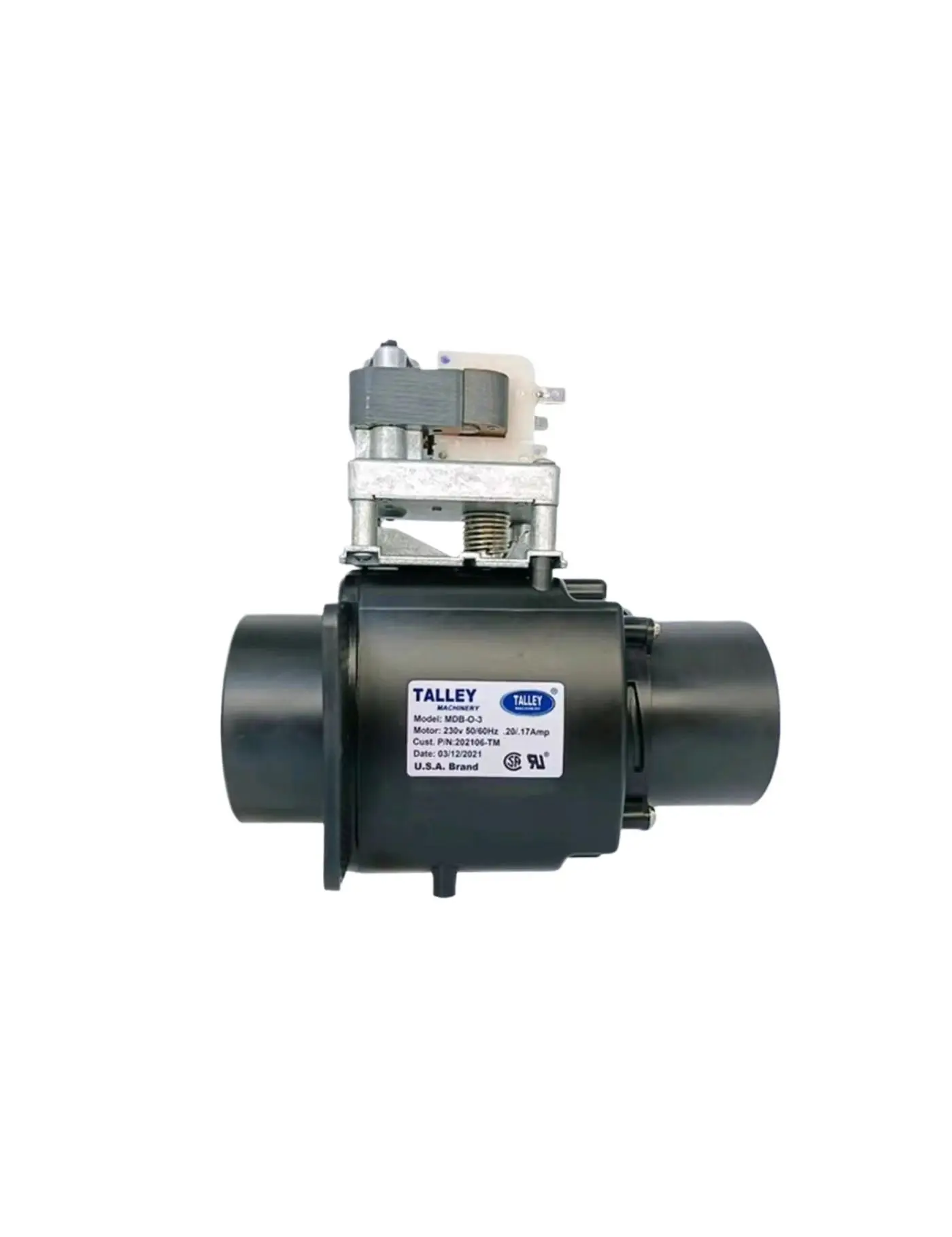 TALLEY  2 inch 3 inch 90 degrees 180 degrees industrial washing machine drain valve solenoid valve with overflow