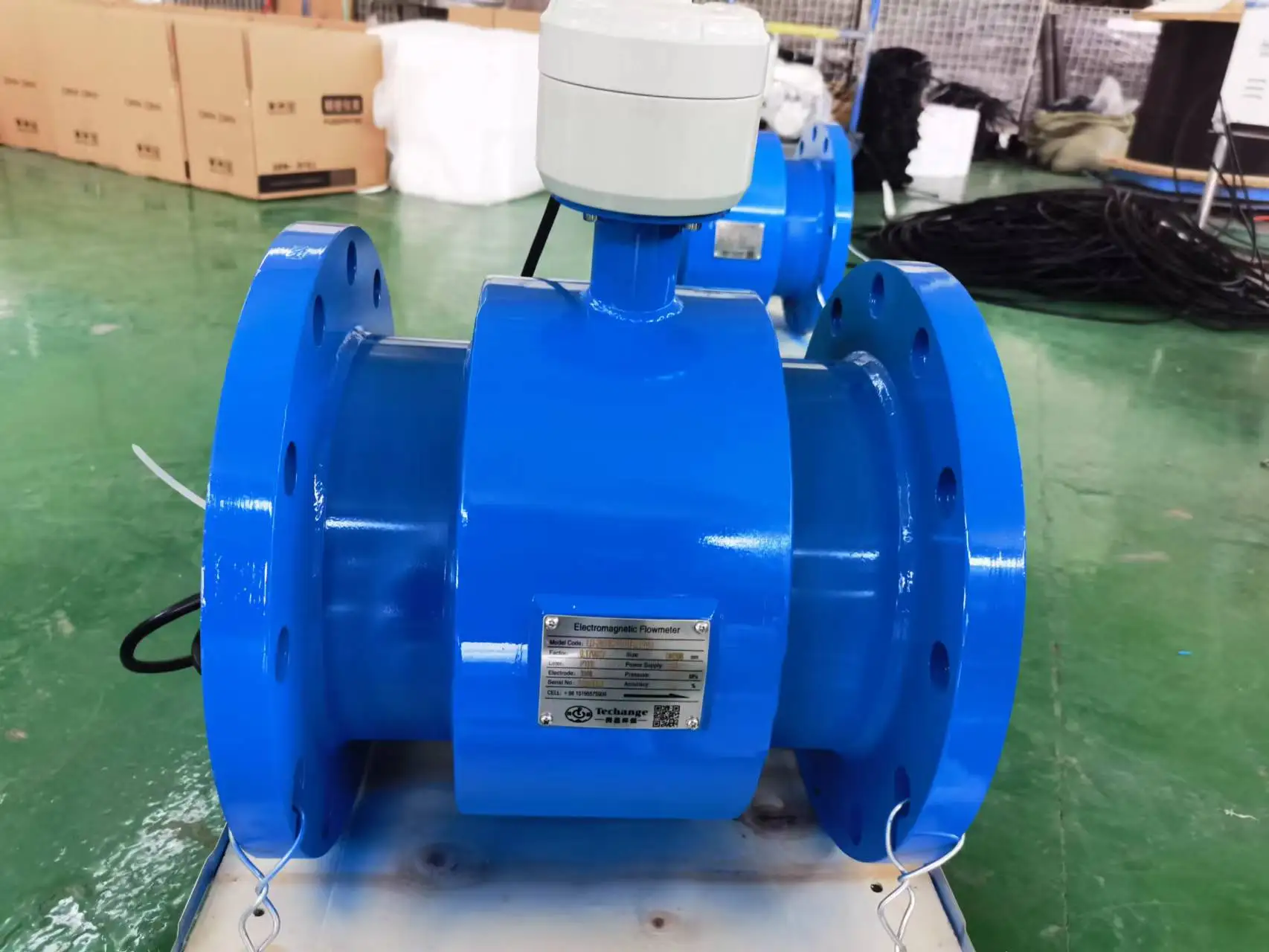 digital modbus  water flow meter liquid control pipeline water pump pool glue 2 4 8 inch electromagnetic flowmeter