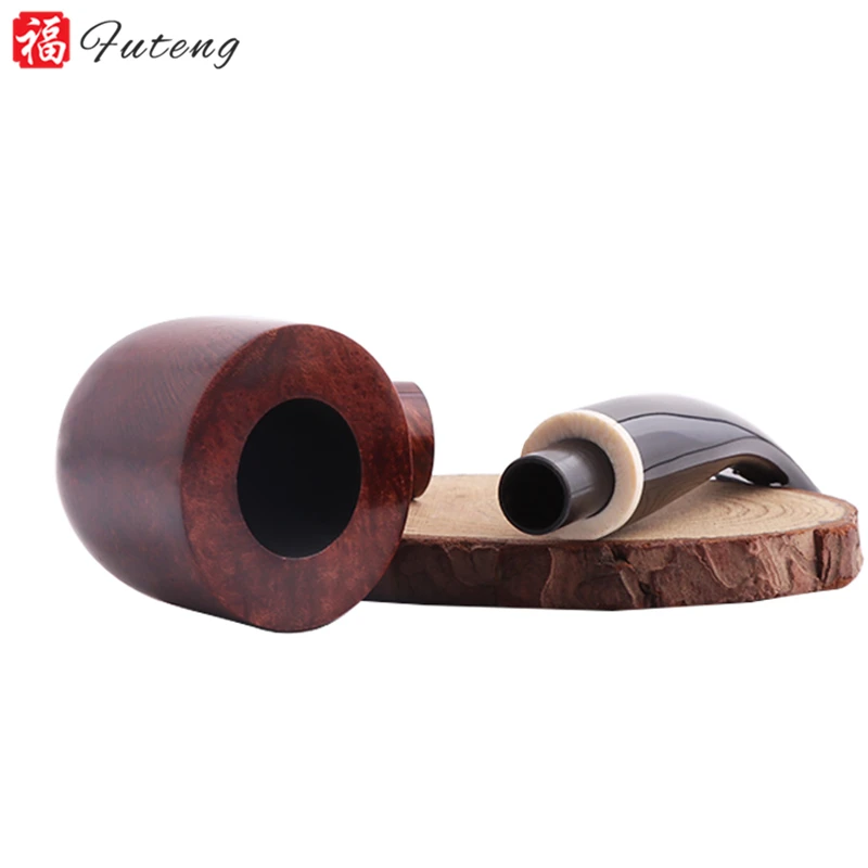 High Quality Wood Briar Hand Pipe Smoking In Stock Tobacco Wooden Smoking Pipe Wholesale