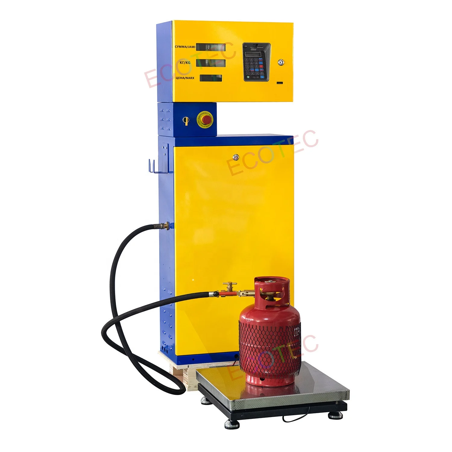 Ecotec машина для наполнения газовых баллонов LPG шкала АЗС