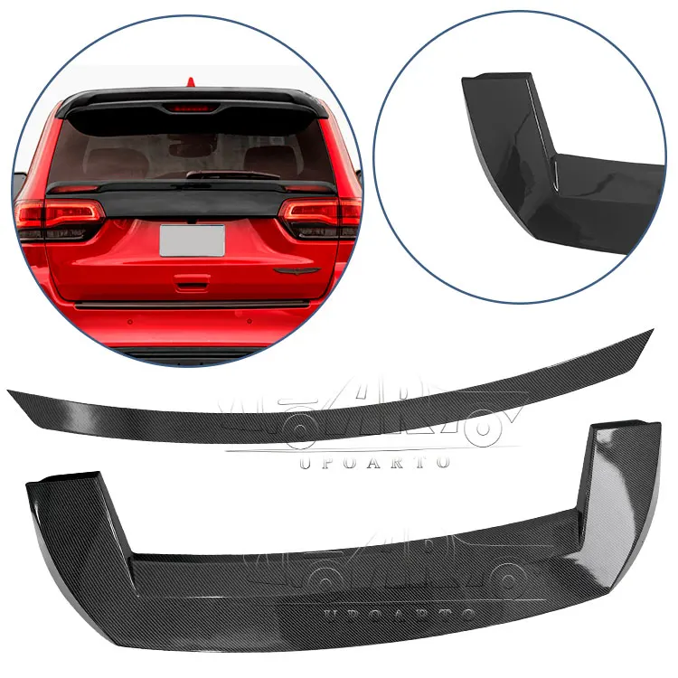 Hot Selling ABS Carbon Fiber Rear Roof Spoiler And Mid Spoiler For JEEP Grand Cherokee 2014 2015 2016 2017 2018 2019 2020 (1600465681222)