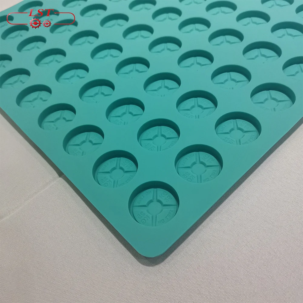 hot sale  Chocolate Silicone Molds customize Chocolate gummy Jelly Candy silicone mold coin shape mold