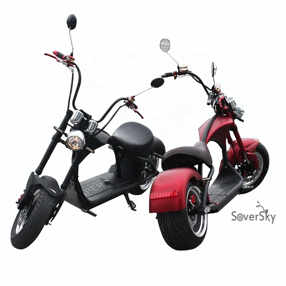 SoverSky 2021 citycoco Eec Coc 60v Europe Warehouse 1000w 1500w 2000w 3000w 5000w Fat Tire Motorcycle Electric Scooter Citycoco