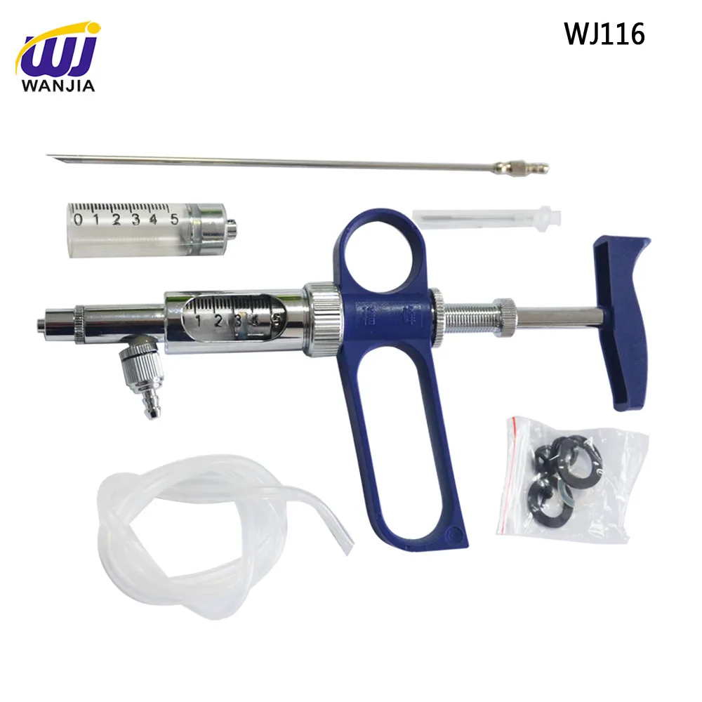 WJ116Veterinary syringe for fowl, Small dose poultry vaccinator chicken automatic vaccine syringe