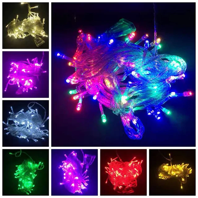 Waterproof Outdoor Home 10M 20M 30M 50M 100M LED Fairy String Lights Wedding Party Festival Christmas Decoration Light