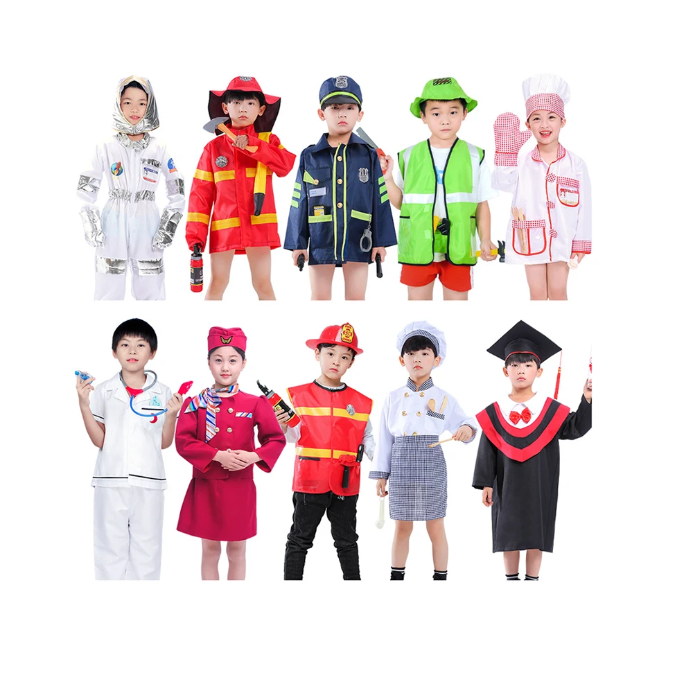 Wholesale Kids Costume Scientist Doctor Mechanical Engineer Career Day Costumes For Kids