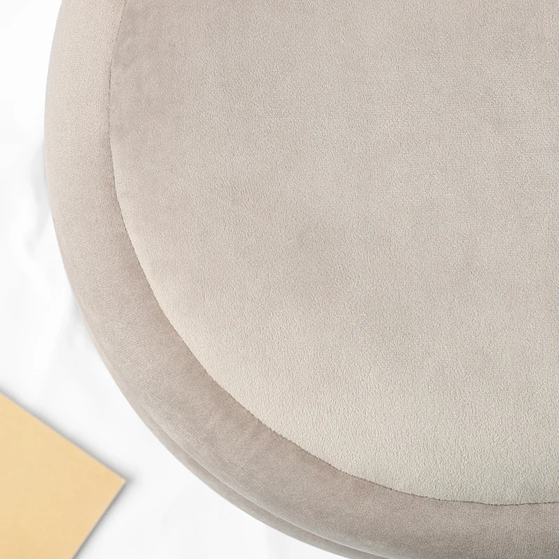 Moroccan Tyre Living Room Upholstered Round Storage Ottoman Chair Velvet Pouf Ottoman Stool for Home