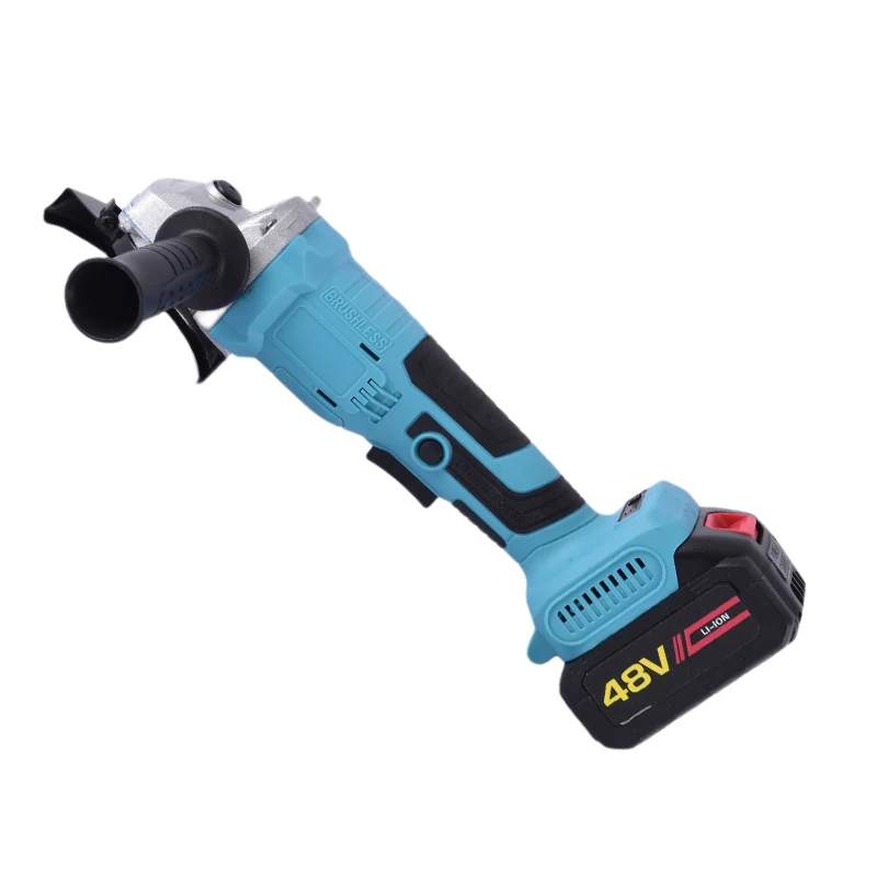 New 21V Li-ion Battery Cordless Brush 100mm Angle Grinder Grinding Cutting Machine