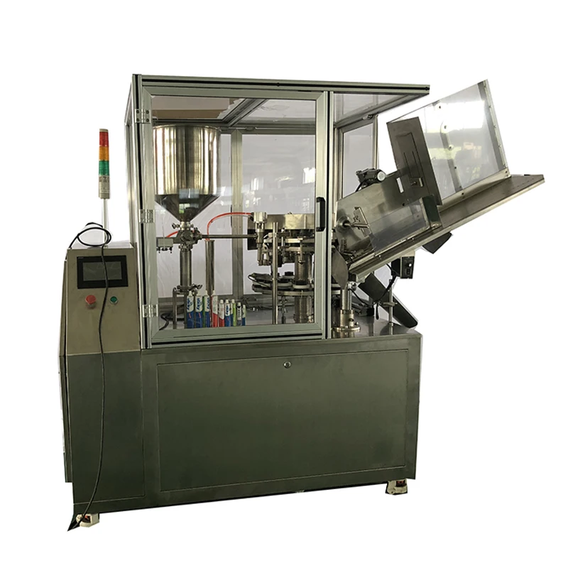 Fully Automatic  Ointment  tube filling and sealing machine