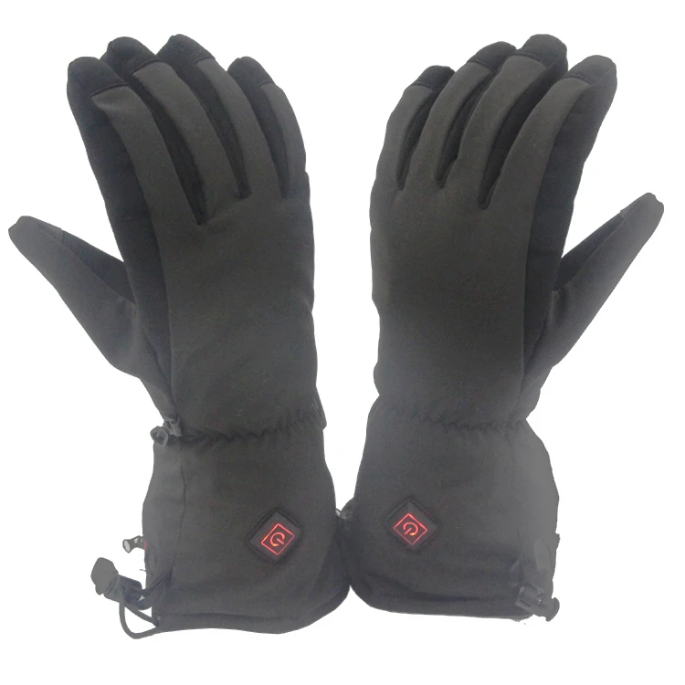  Зимнее теплое снаряжение для мужчин и женщин 7 4 В 2200 мАч перчатки с перезаряжаемой батареей подогревом катания на