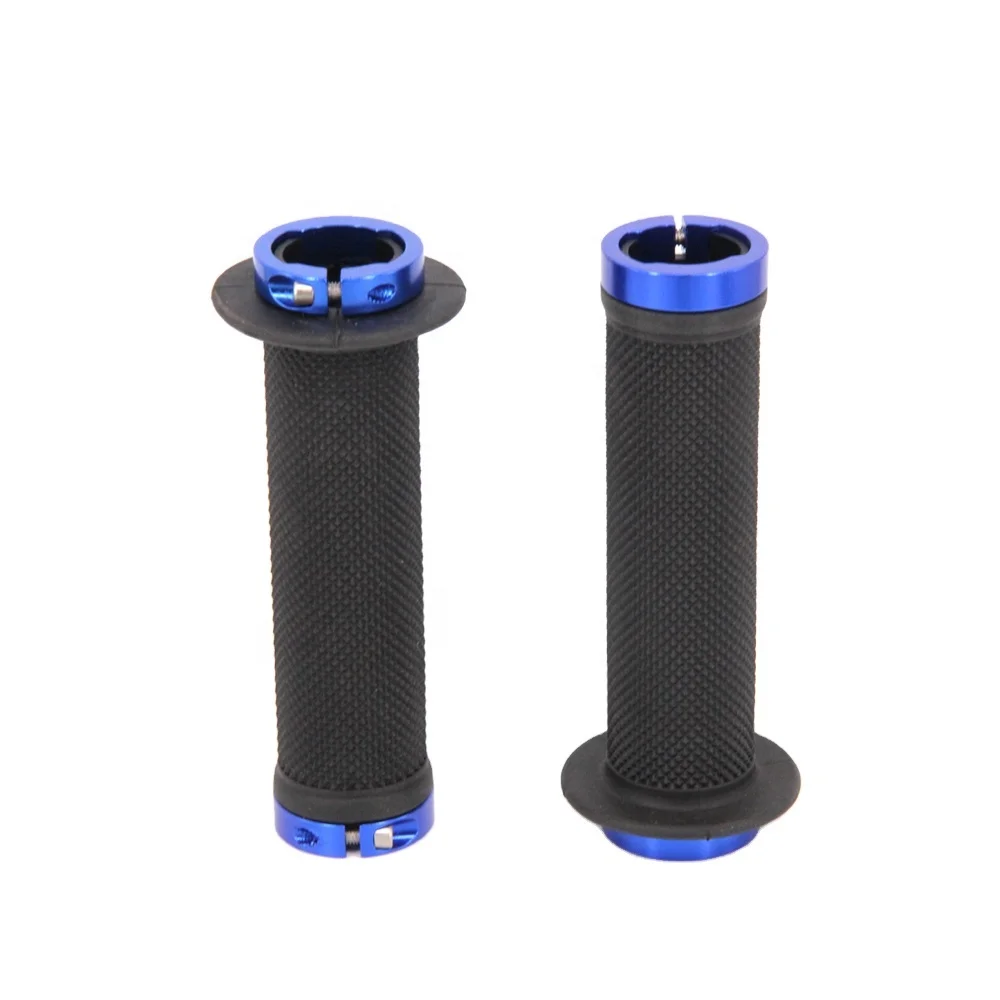 HUALONG Bicycle Parts HL-G209 Two Sides Locking Cruiser Handlebar Grips with Flange Wholesale Factory Human Engineering BMX Bike