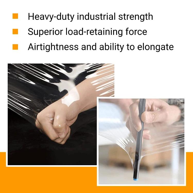 Plastic Wrap Ldpe 42 Micron Mini Roll Wrap Biodegradable Pe 3 Layers Extrusion 250Mm Hand Stretch Film Wrap To Protect Suitcases