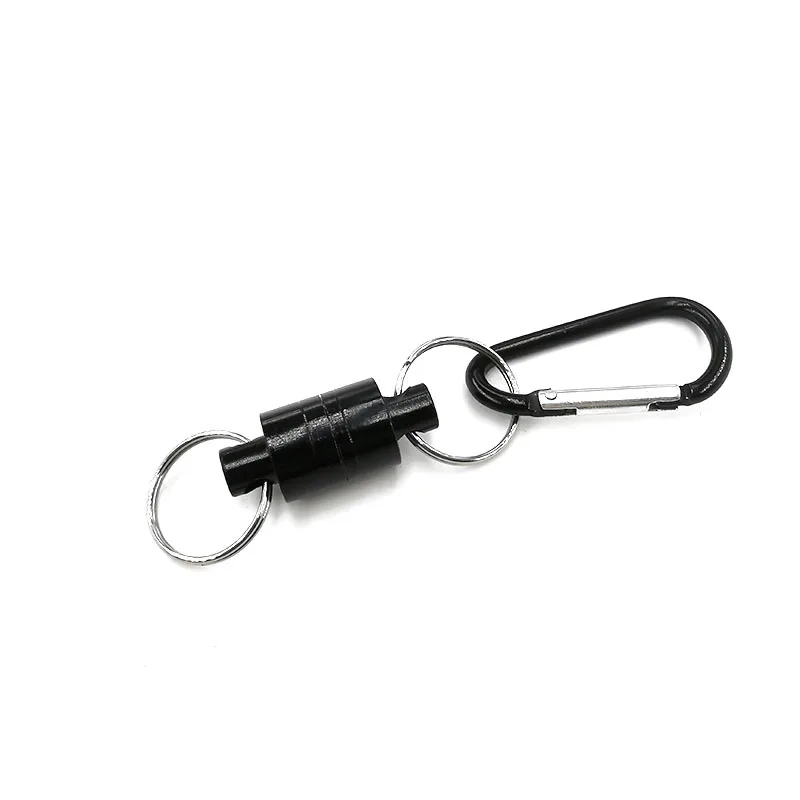 Fishing Climbing Connector Clip Magnetic Keychain Buckle Holder Metal Strong Magnetic Telescopic Buckle KeychaIn