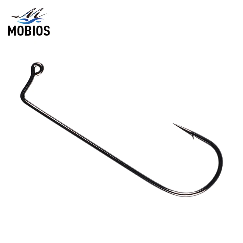 MOBIOS 6/0 # - 10/0 # Strength 1X 2X рыболовный крючок для джиггинга из высокоуглеродистой стали HW601