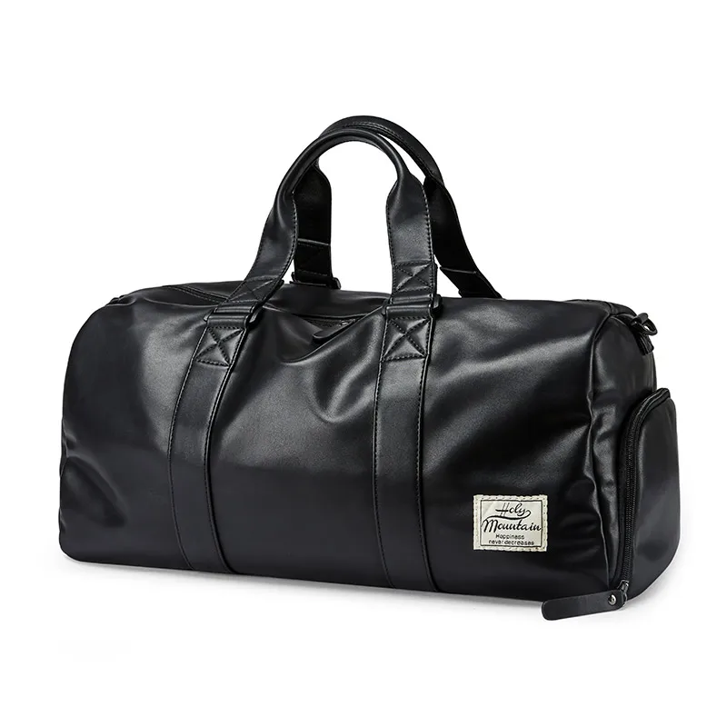 2021 high quality leather luggage travel bags duffle shoe bag custom sports travel bags for men