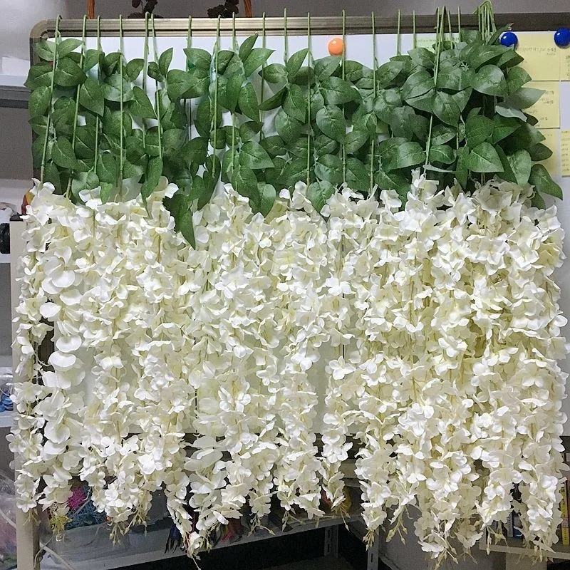 LF354 Artificial Wisteria Flowers for Ceiling Hanging Artificial Flowers